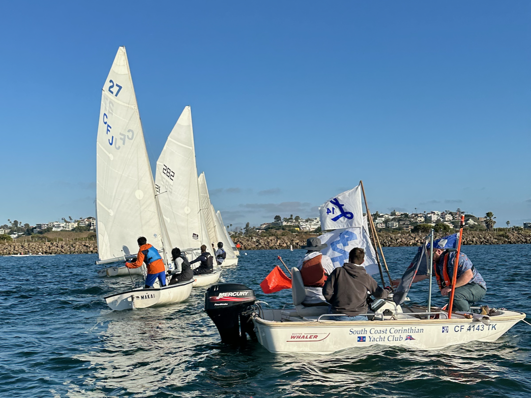 UCLA sailing team FJs 