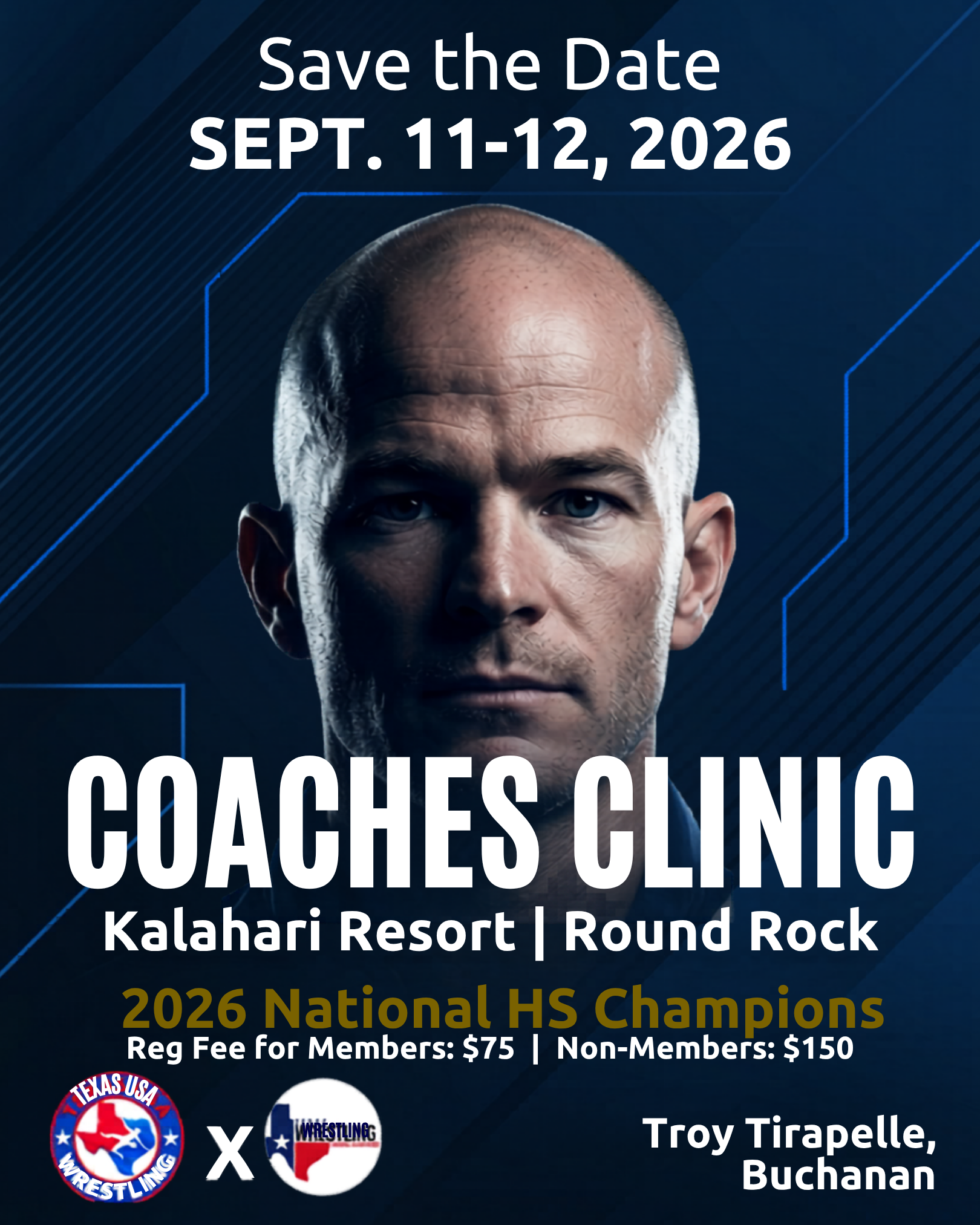 Save the Date Fall Coaches Clinic