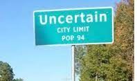 Uncertain limit Sign