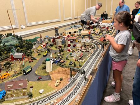 Good view of the trains