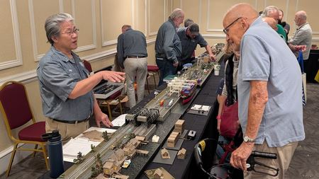 T-Track N-Scale interactive modular layout