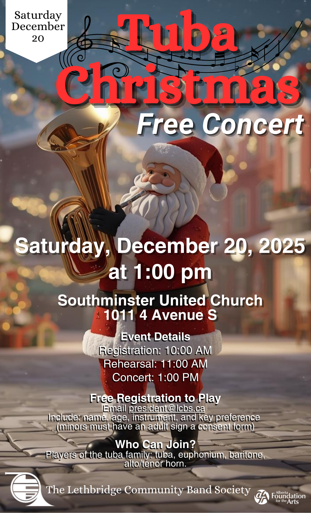 2025 Tuba Christmas Poster