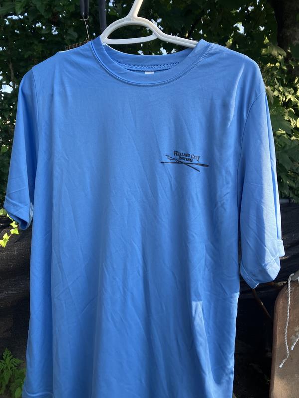 UNISEX Short sleeve T-shirt wick away light blue