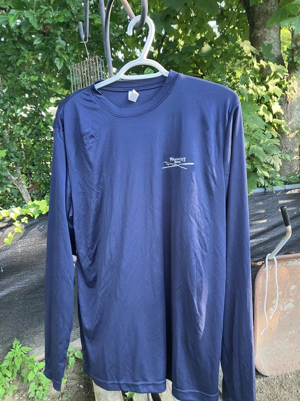 UNISEX Long Sleeve Wick-away Navy Blue