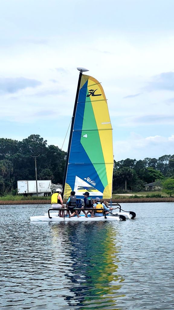 Sailing on Lake Avalon