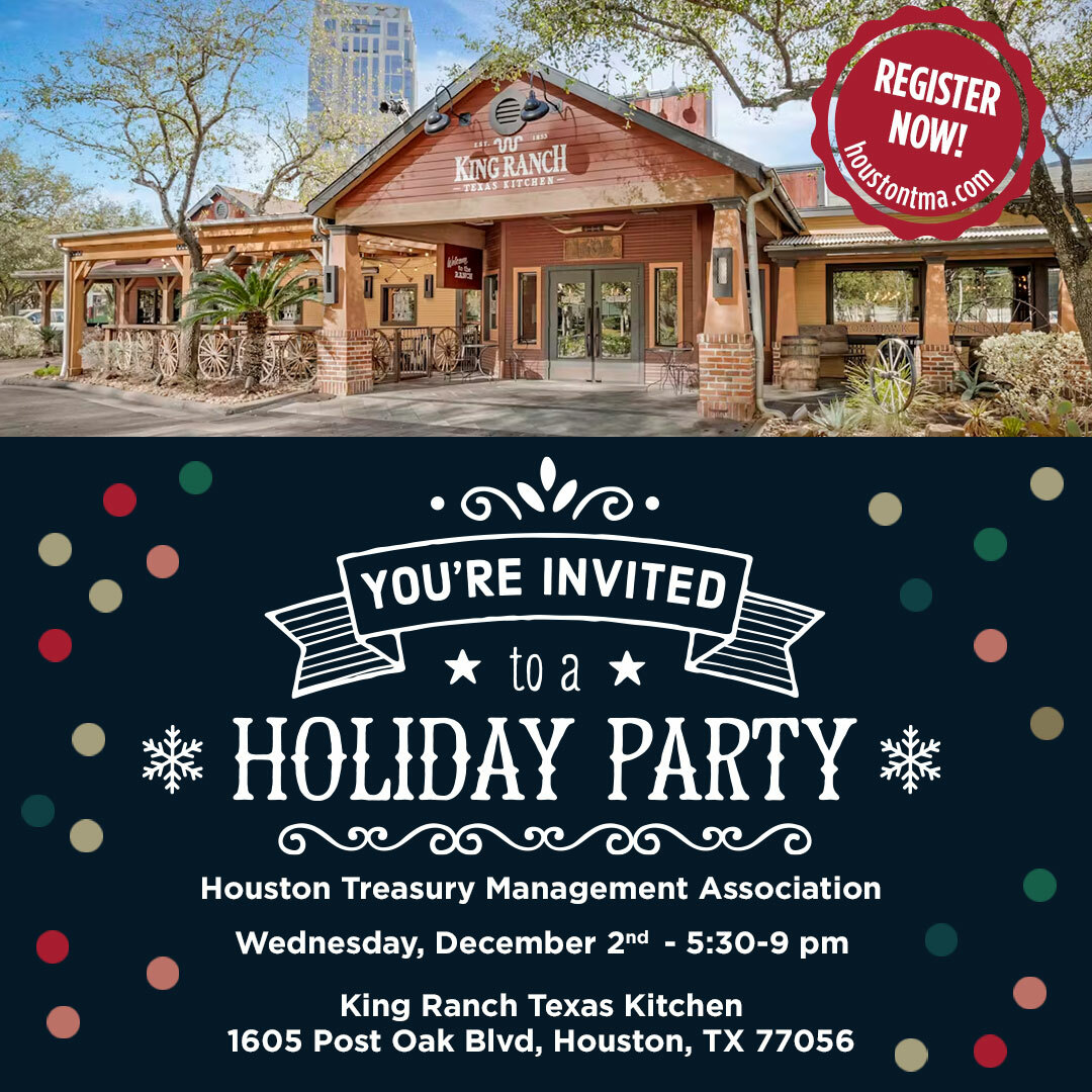 HTMA Holiday Party: Wednesday, December 2, 5:30–9 PM at King Ranch Texas Kitchen