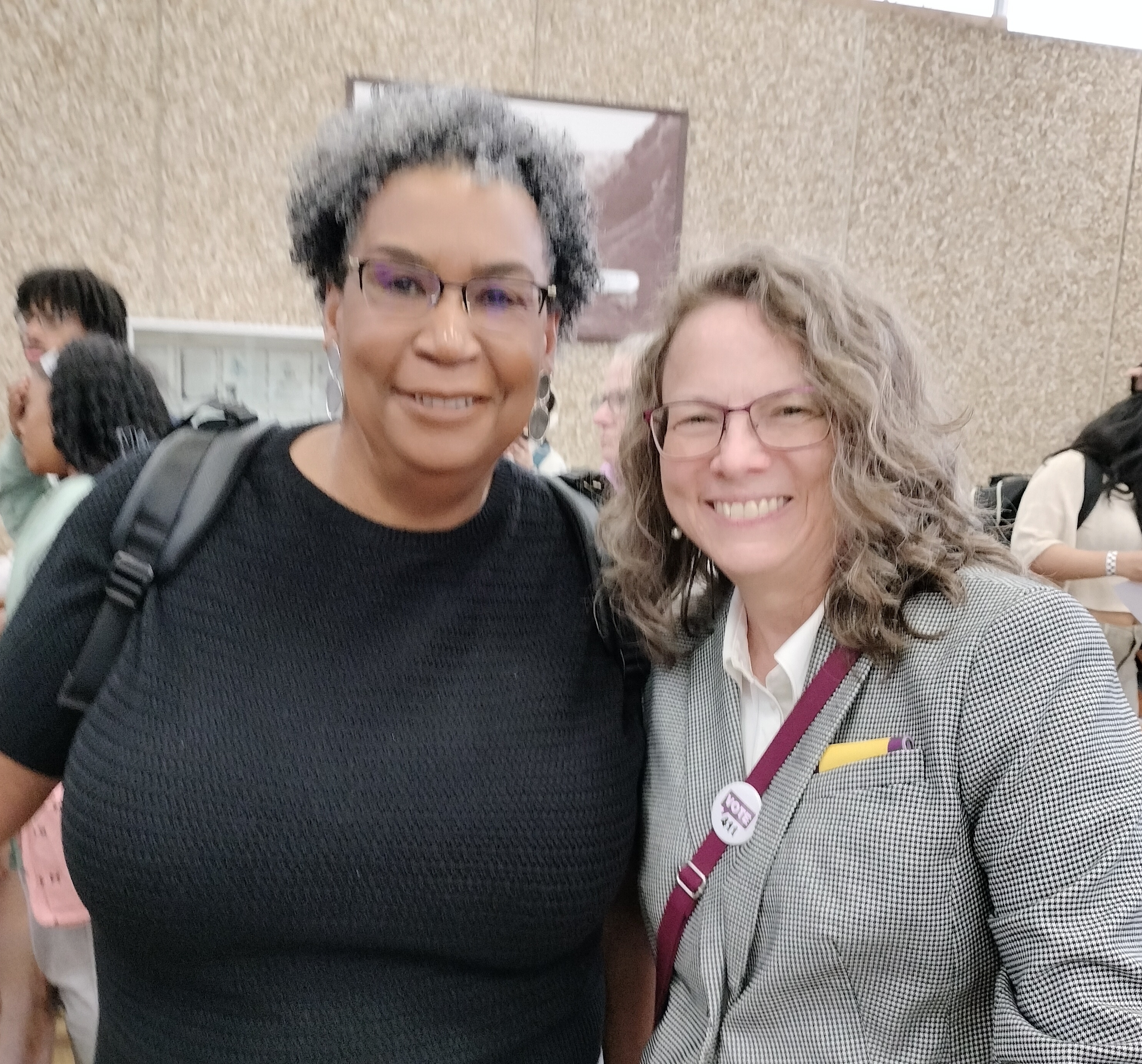 Suffs Gaye and Mary Thompson