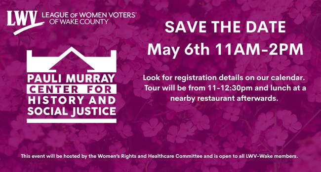 Pauli Murray 11AM-2PM