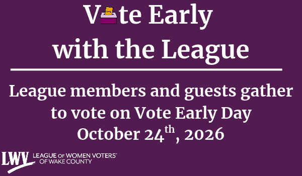 Vote Early with the League 