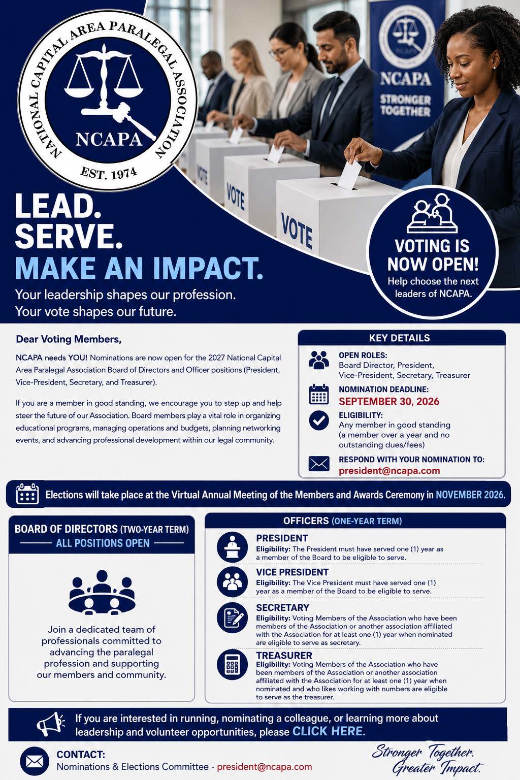 NCAPA 2027 Nominations Open 