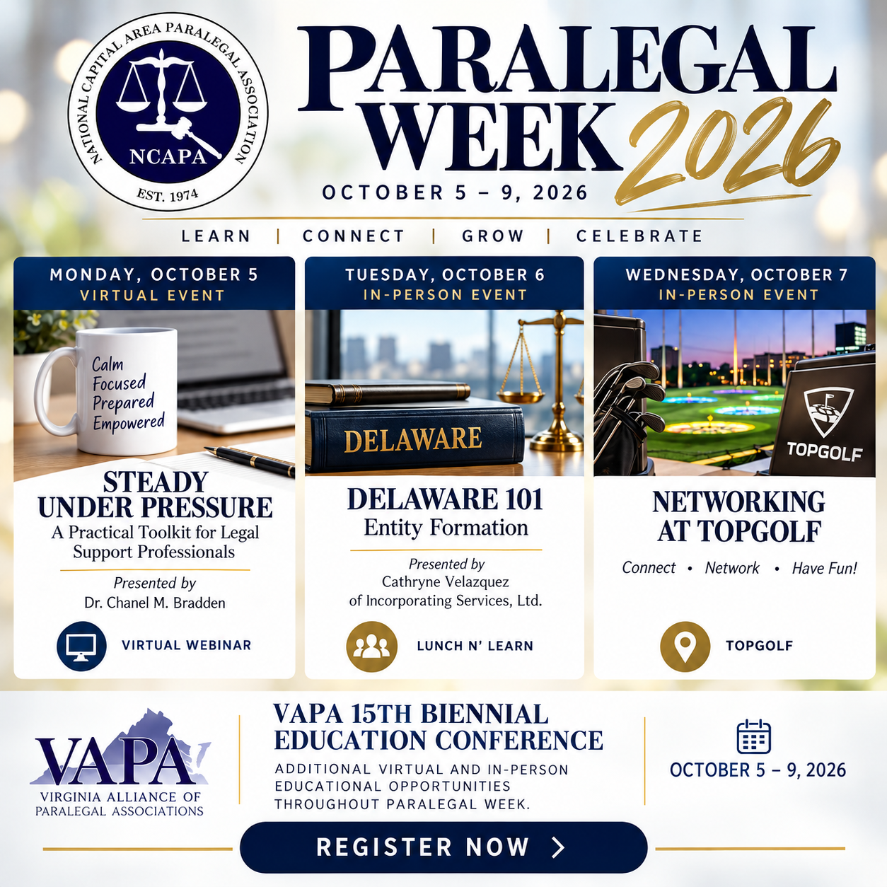 Paralegal week events flyer