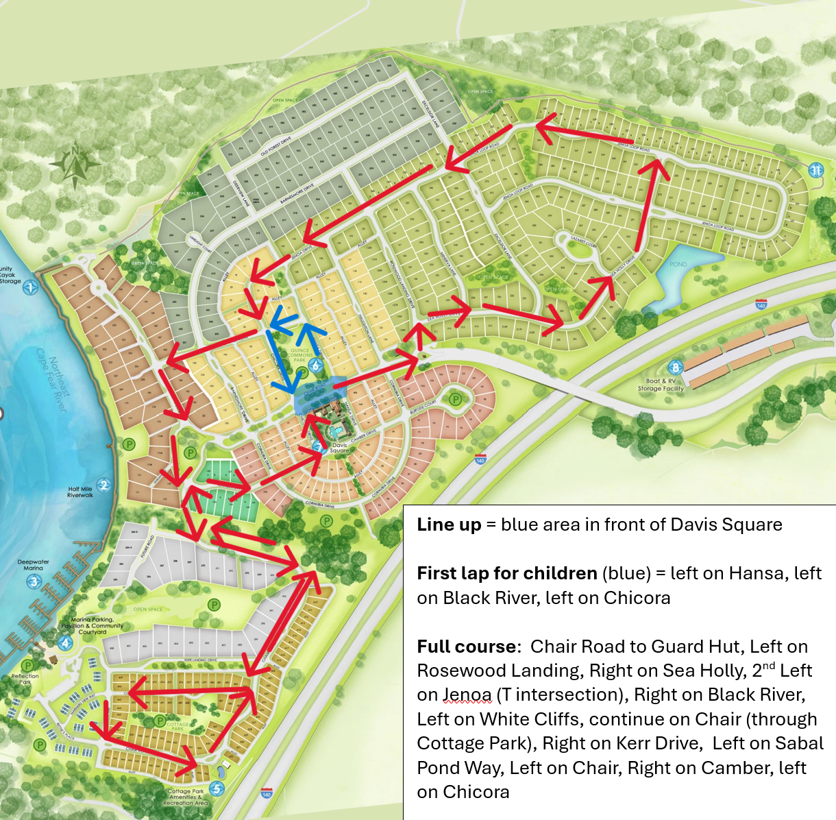 Parade final route