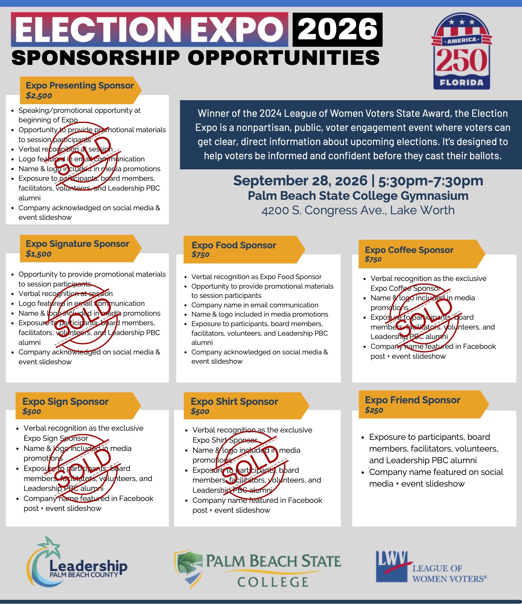 Election Expo Sponsorships
