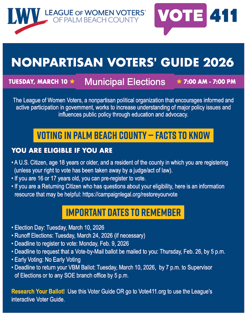 Voters Guide Municipal elections