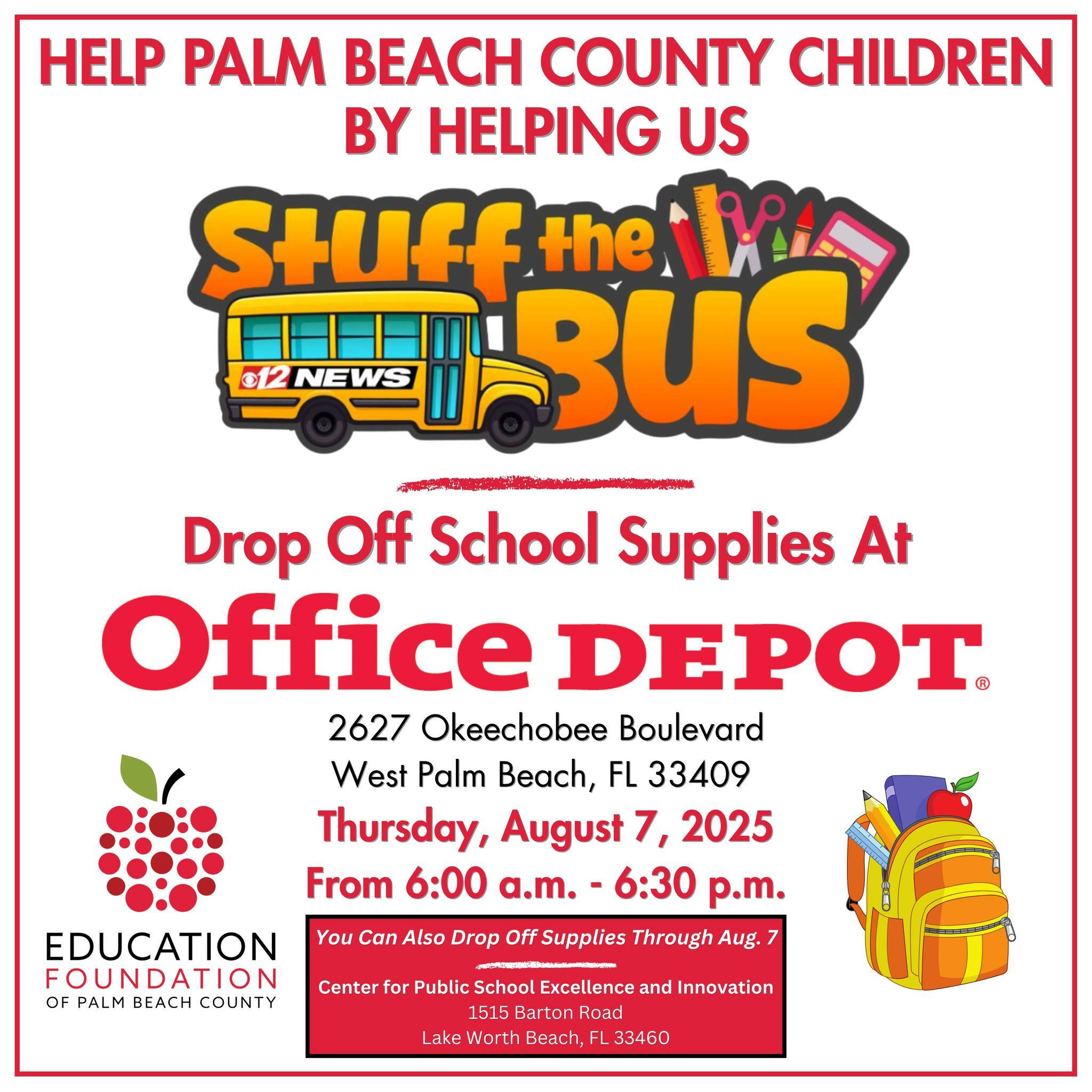 SCHOOL SUPPLY DRIVE