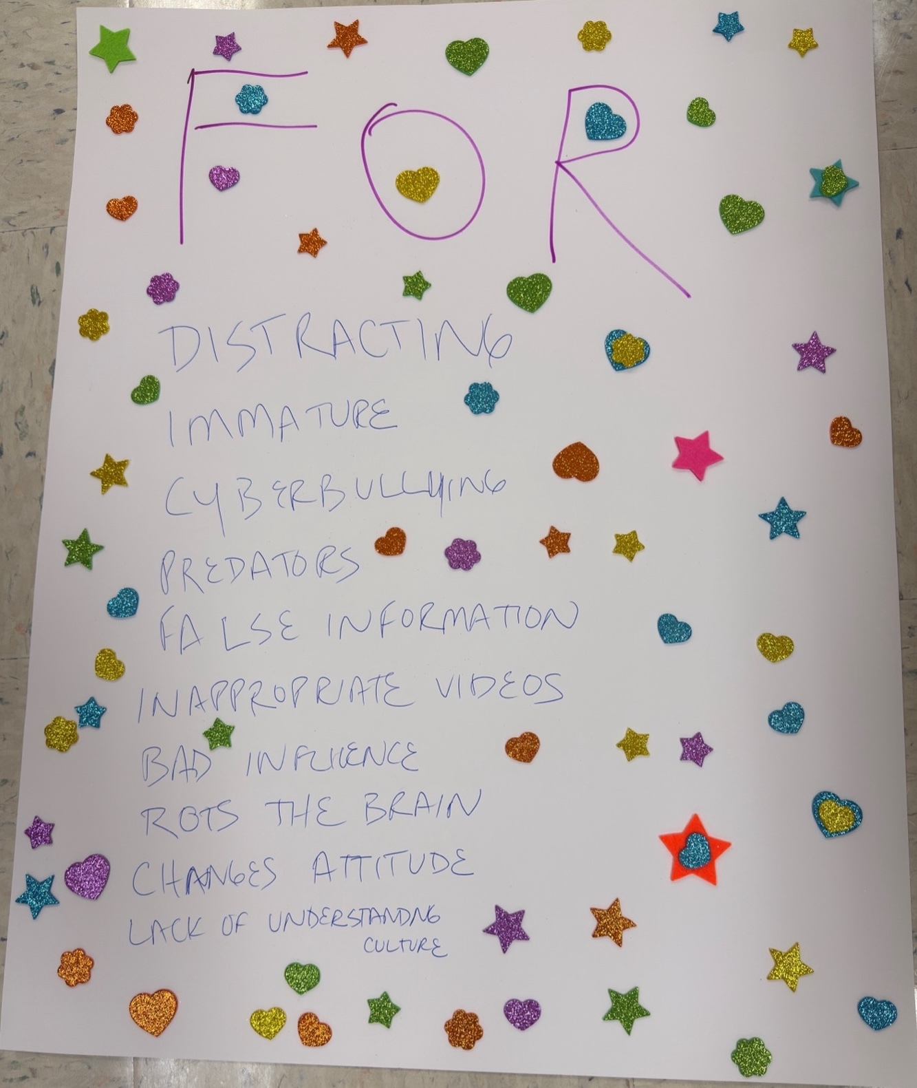 Poster Social Media Ban For