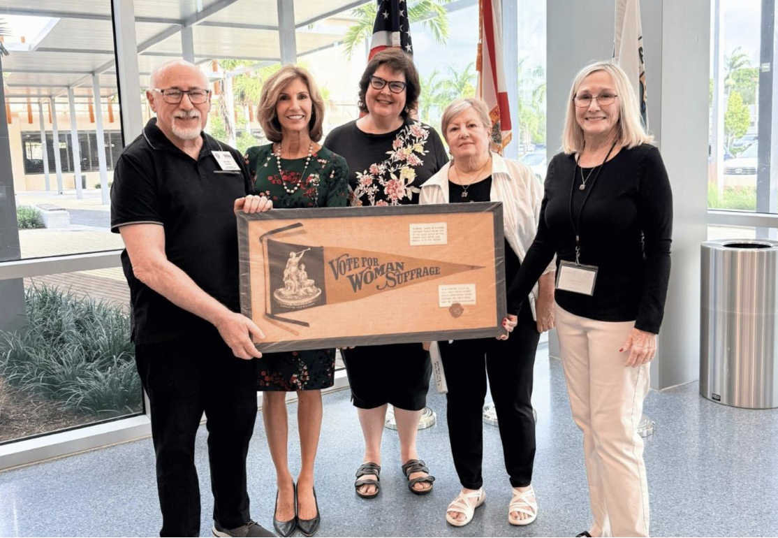 Janet Clark Woman Suffrage Banner
