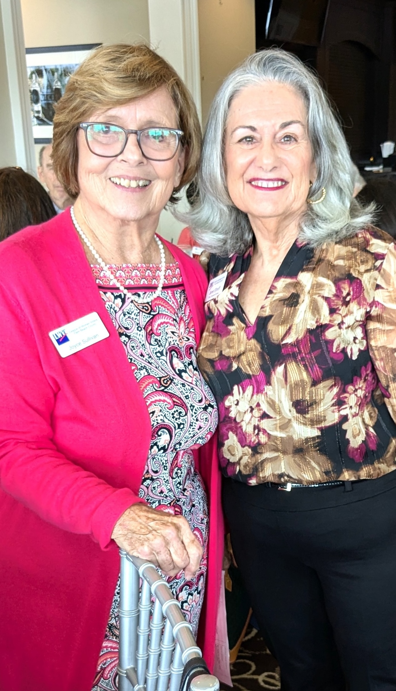 Joyce Sullivan and Janet Elinoff