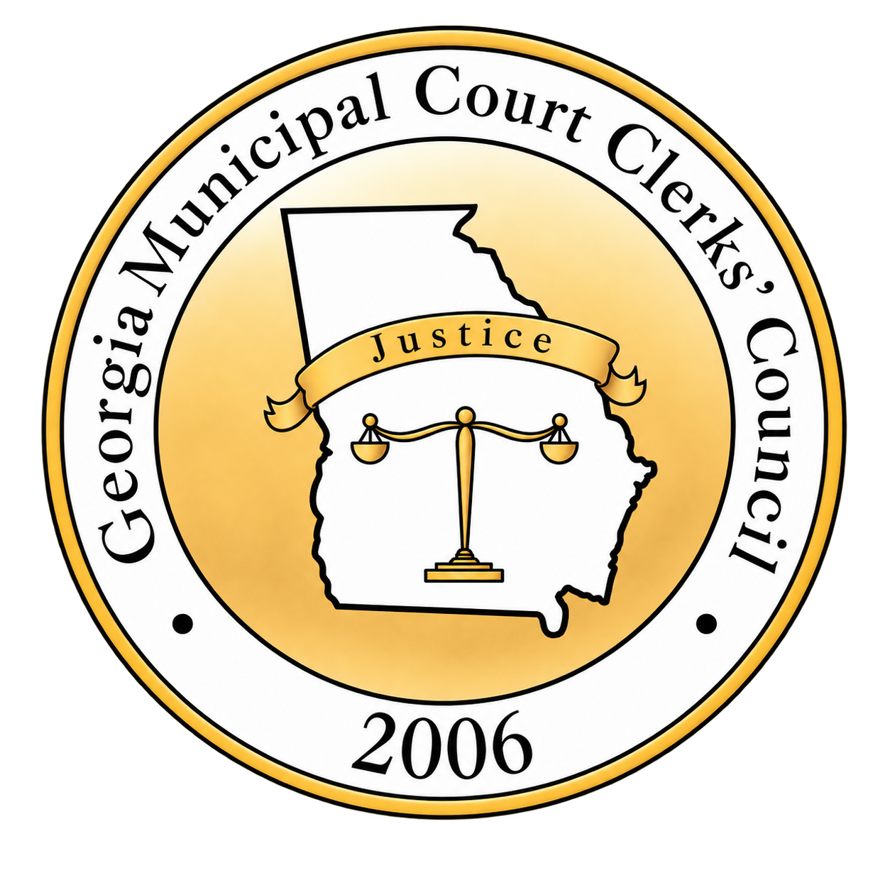 Georgia Municipal Court Clerks' Council gold seal