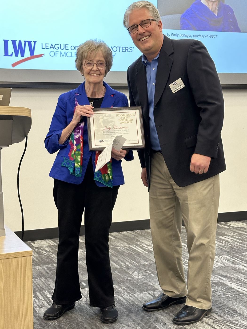 Florence Fifer Bohrer award winner 2025