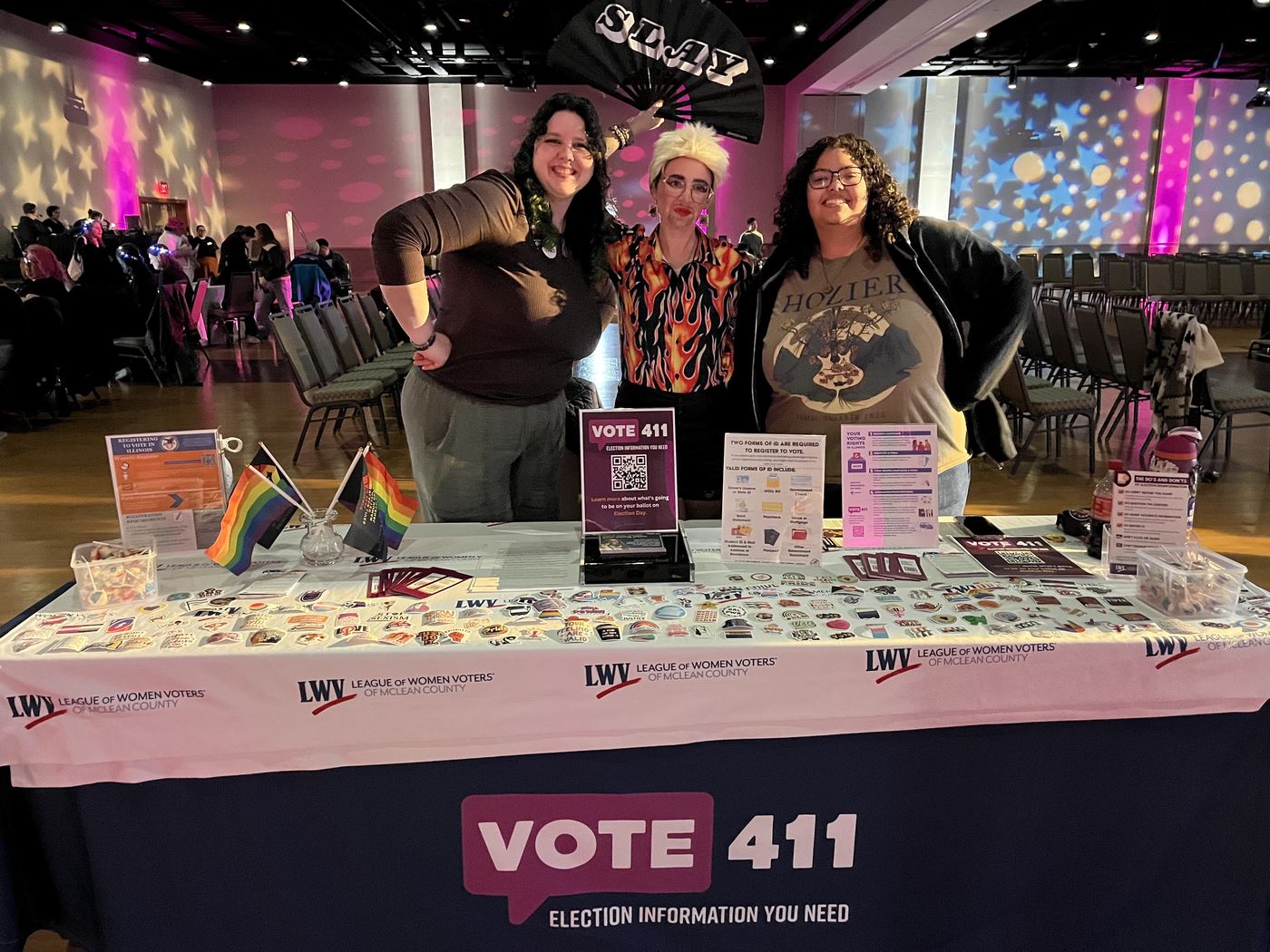 Voter Services ISU Drag Show Tabling 2026
