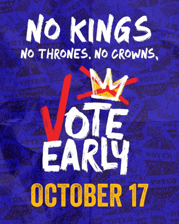 No Kings Rally Oct17 poster