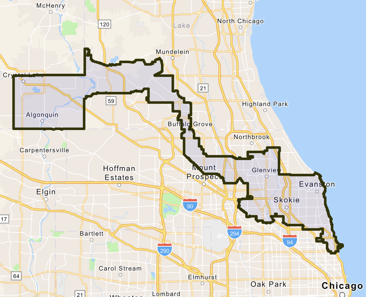 9th Congressional District Map (aka “The Salamander”)