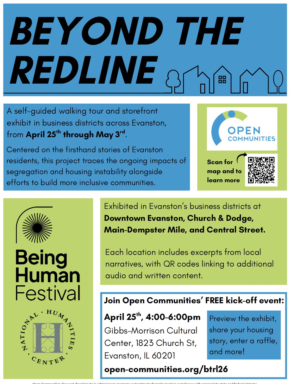 Beyond the Redline flyer with QR code and link
