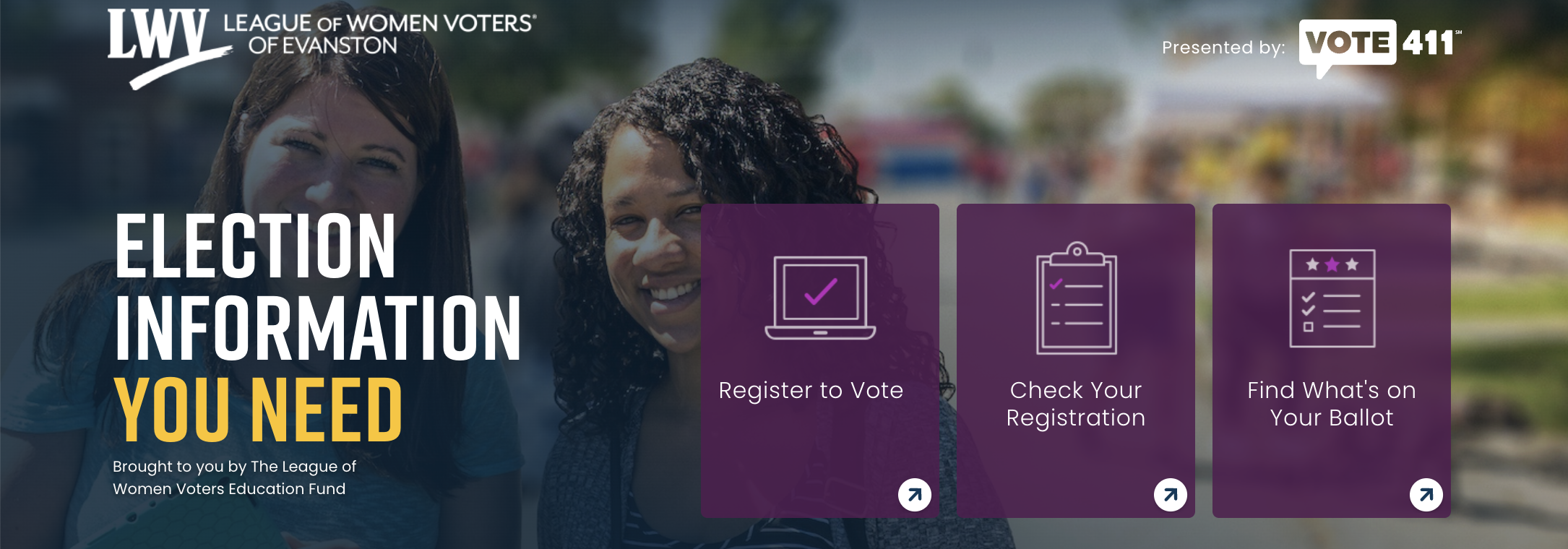 Election Info You Need: Vote411.org