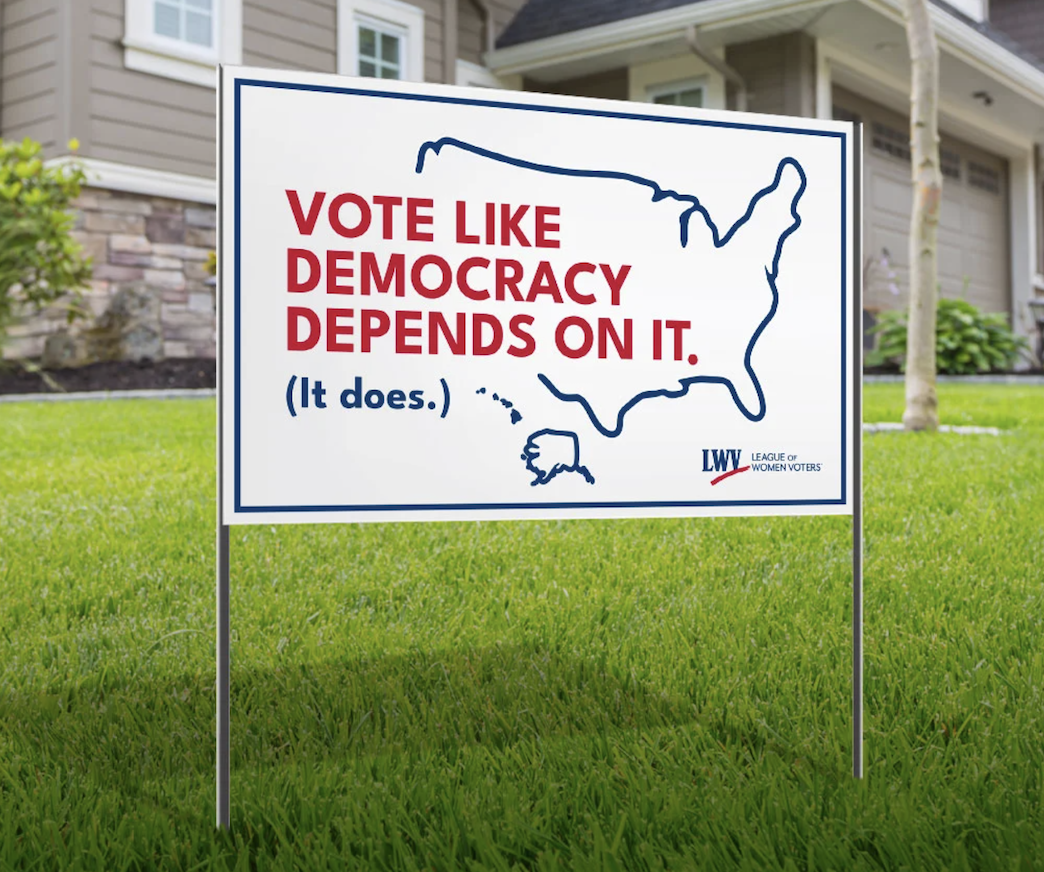 Sign: Vote like Democracy depends on it (it does.)