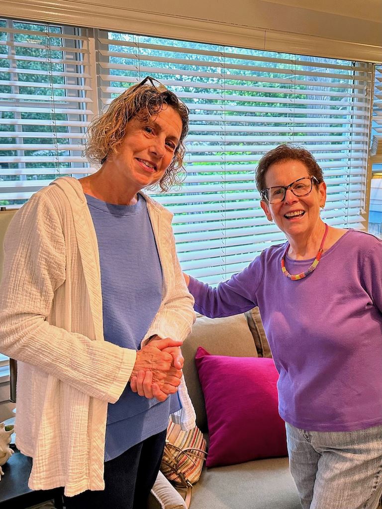 LWVE Board– Beth Negronida and Judy Hoffman