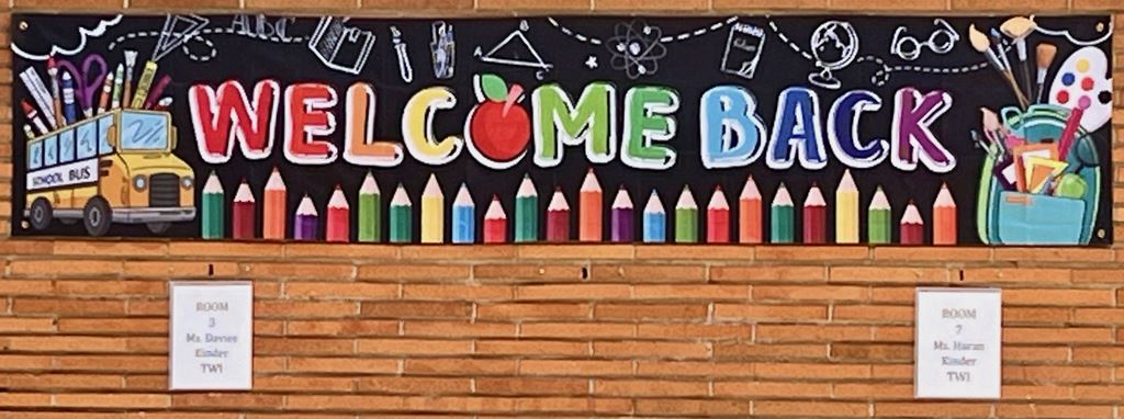 WelcomeBack sign