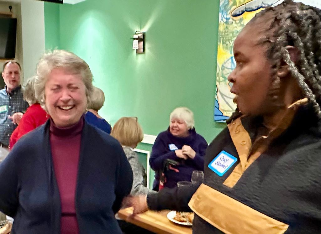 Jennifer ONeil and Police Chief Schenita Stewart