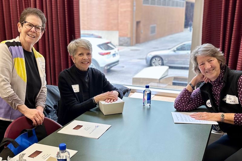 Judy, Kate, and Tori at annual meeting