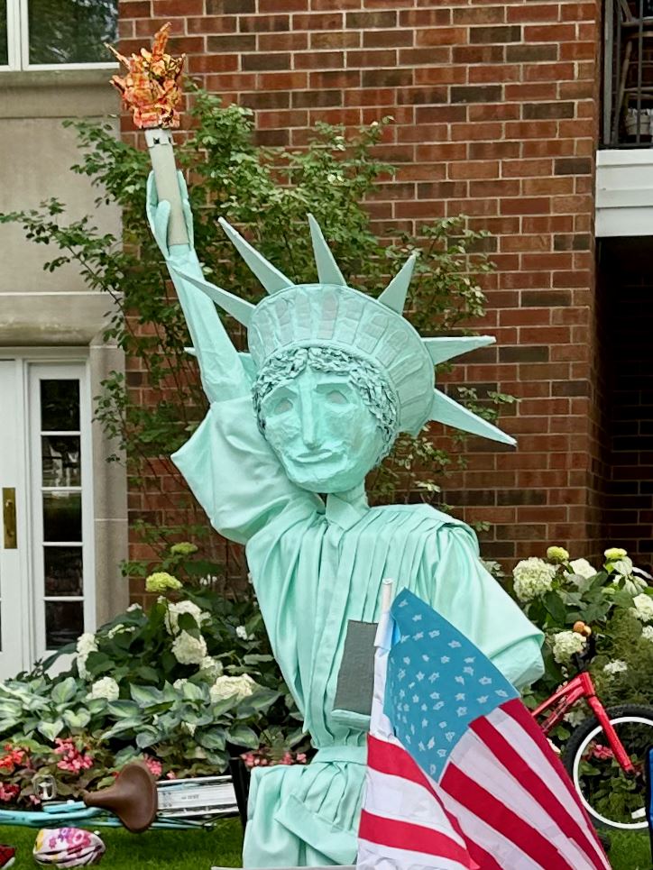 July 4 Statue of Liberty art