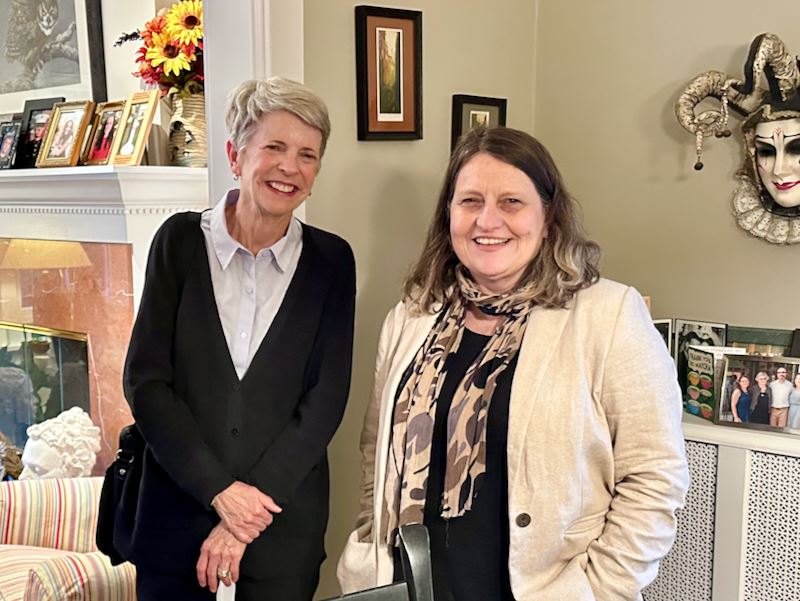 LWVE Board– Kate Julian and Kristine Lofquist