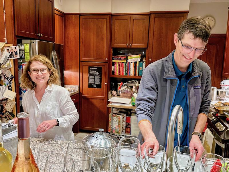 LWVE Board– Event hosts: Lisa and Pete Seegers