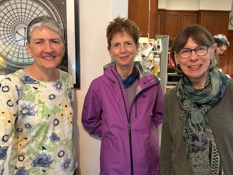 LWVE Board– Paula Scholl, Kelly Fidei, and Debby Pool