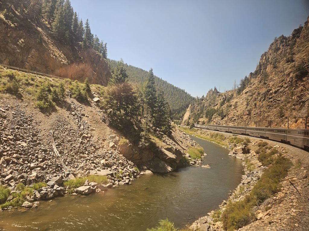 Train and scenery