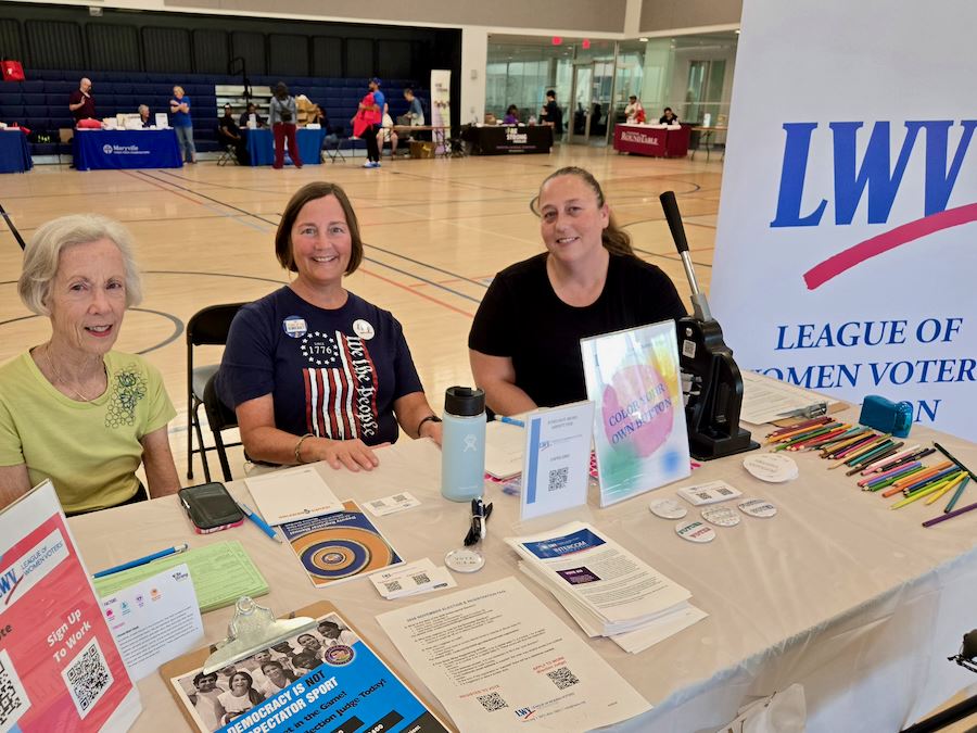 Voter Registration at Evanston Family Fun Fest at Robert Crown, Sat., Aug. 22