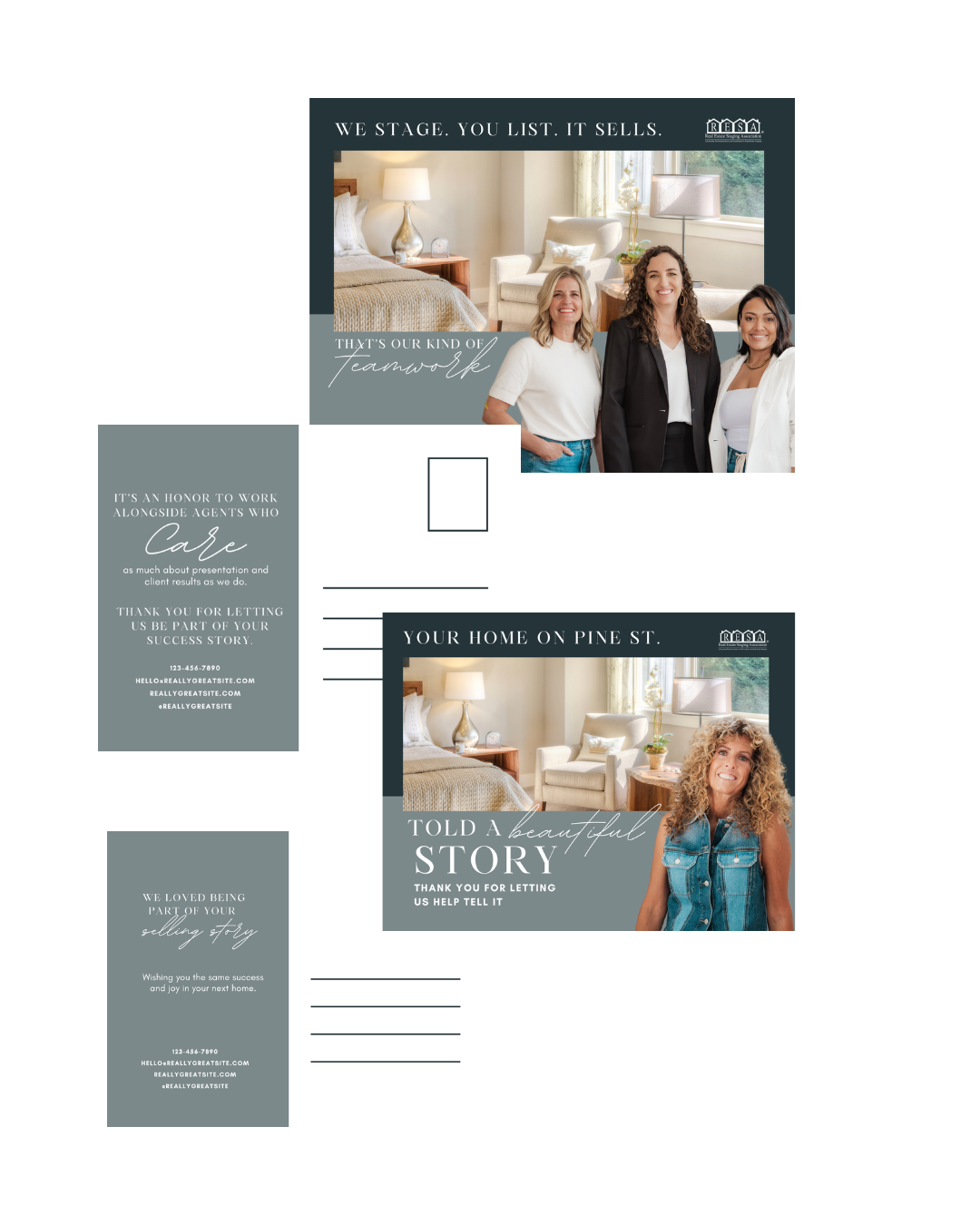October Marketing Deck postcard preview