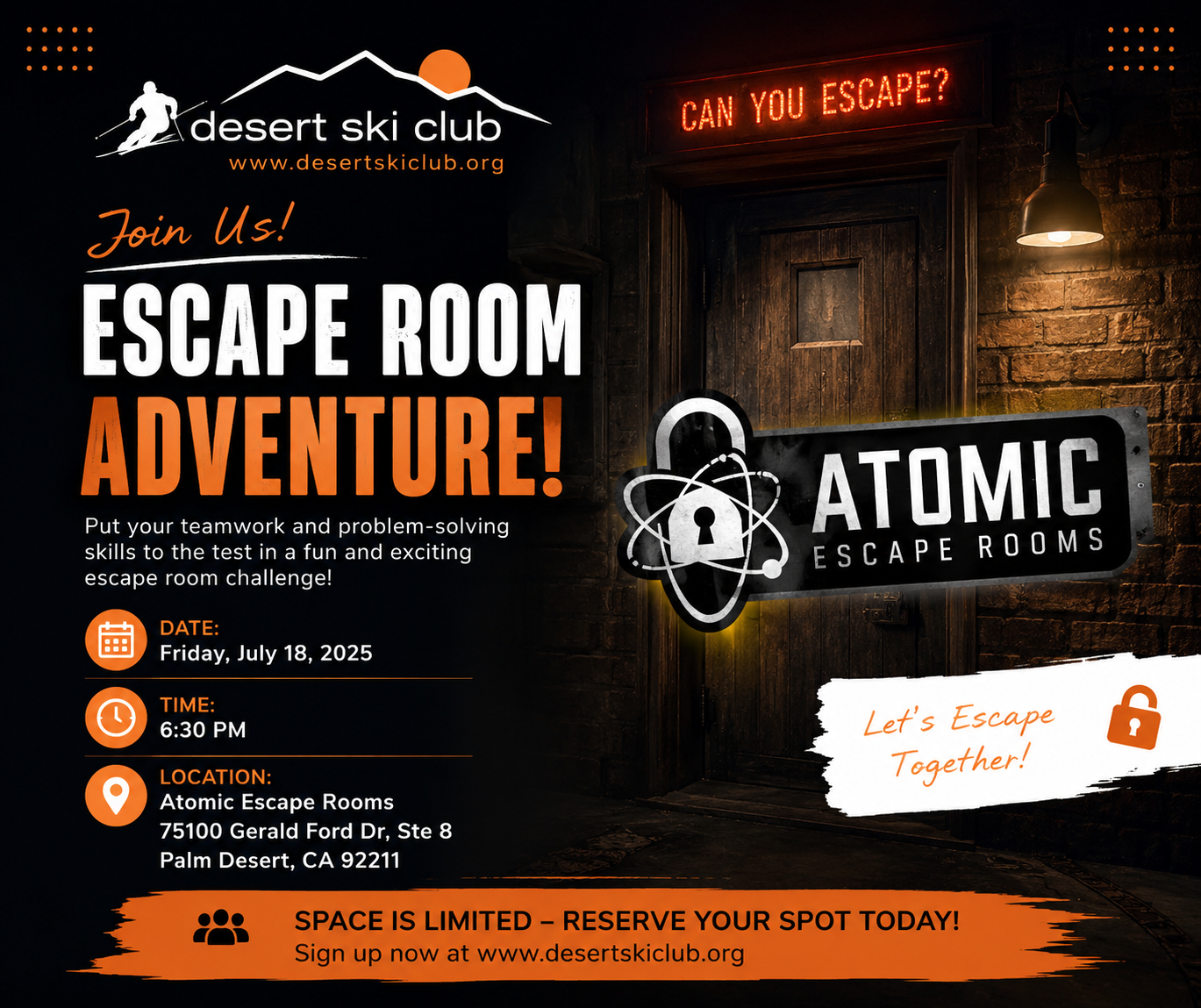 Atomic Escape Room Event
