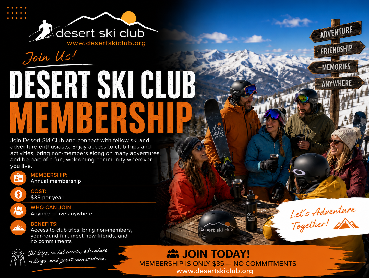 Desert Ski Club Membership