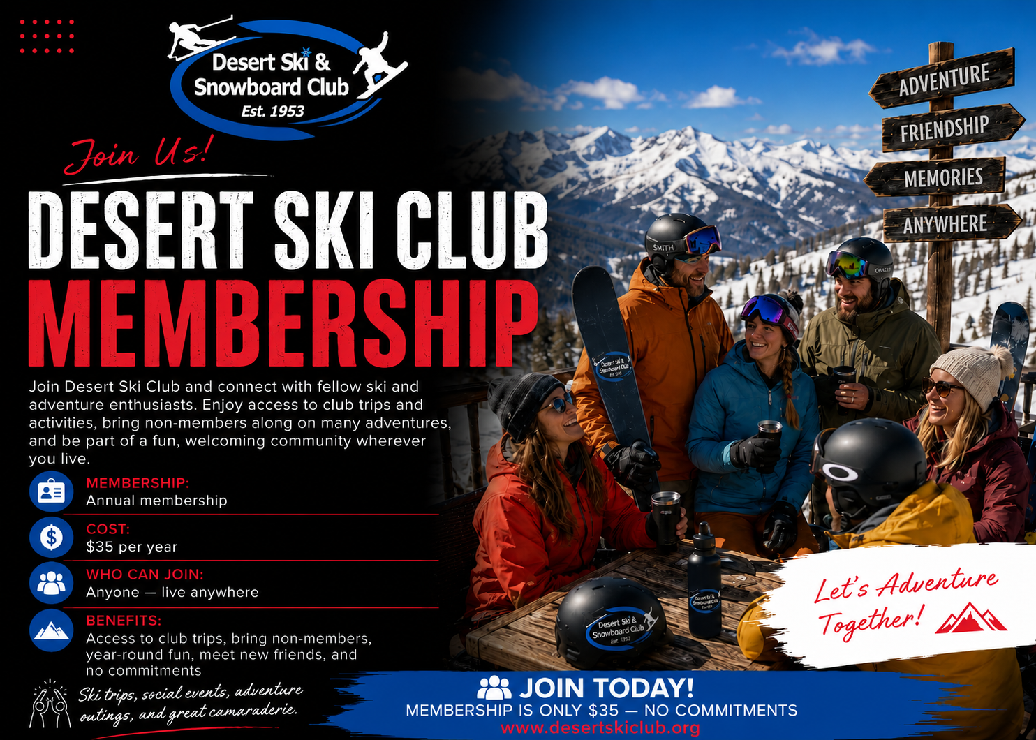 Desert Ski Club Membership