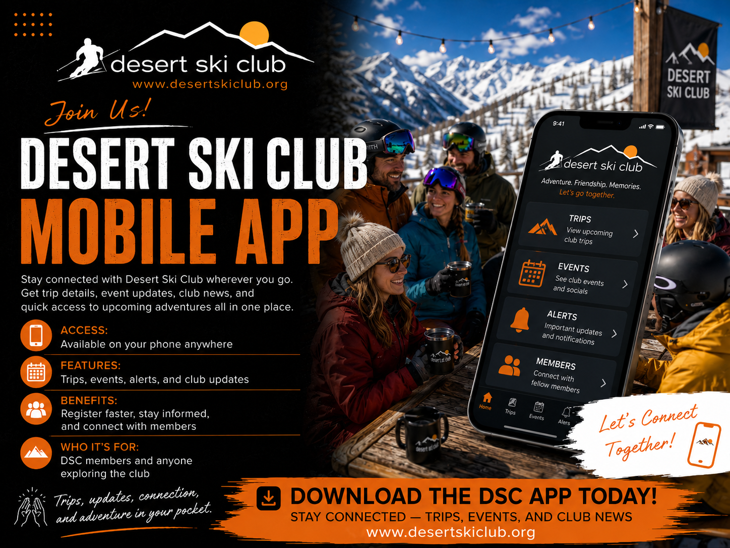 Desert Ski Club Mobile App