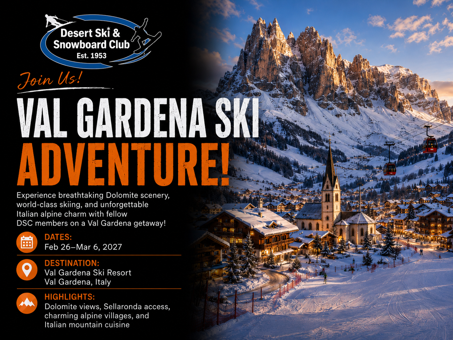 Val Gardena Italy Trip
