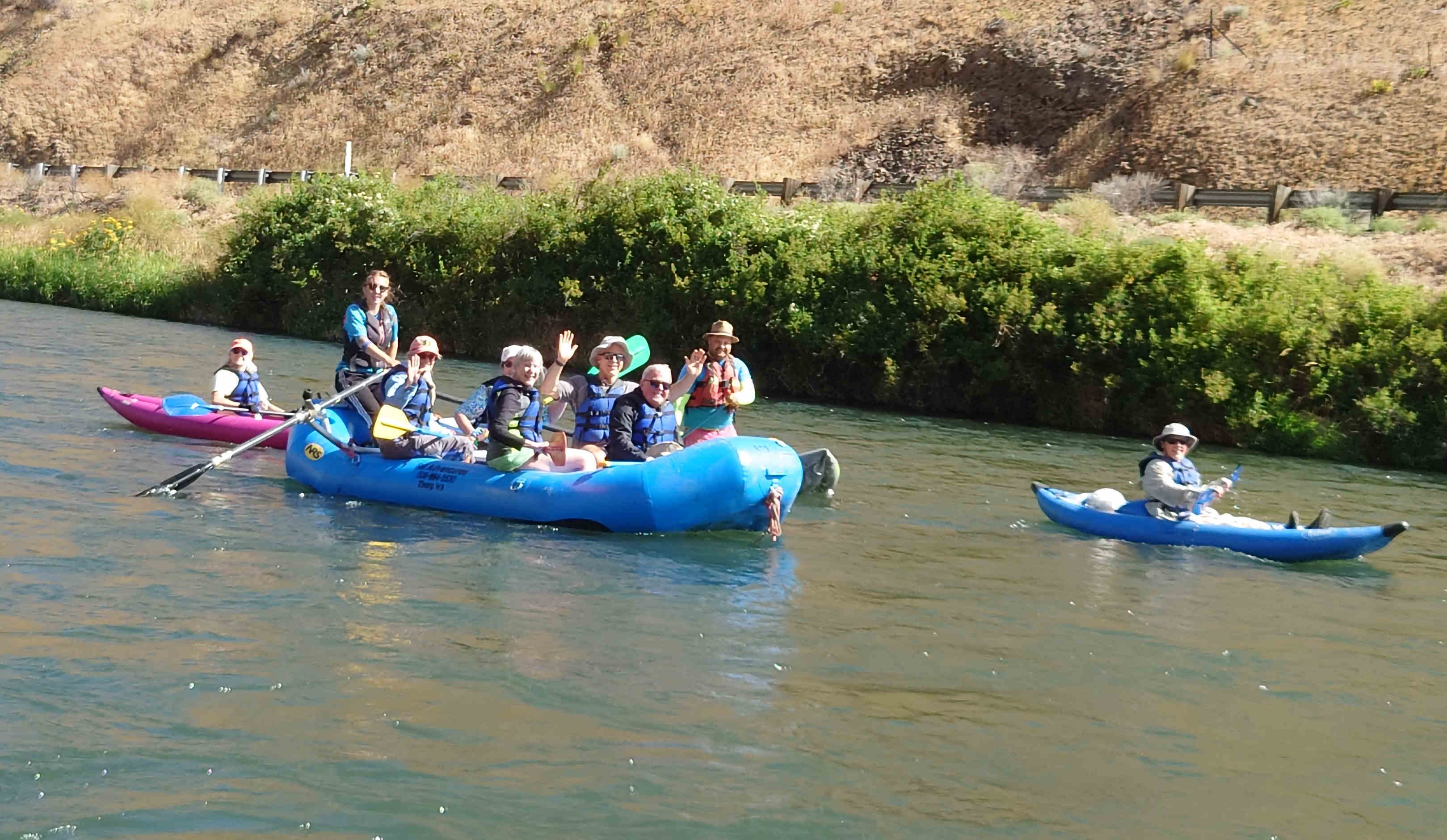 Upper Yakima River Kayaking