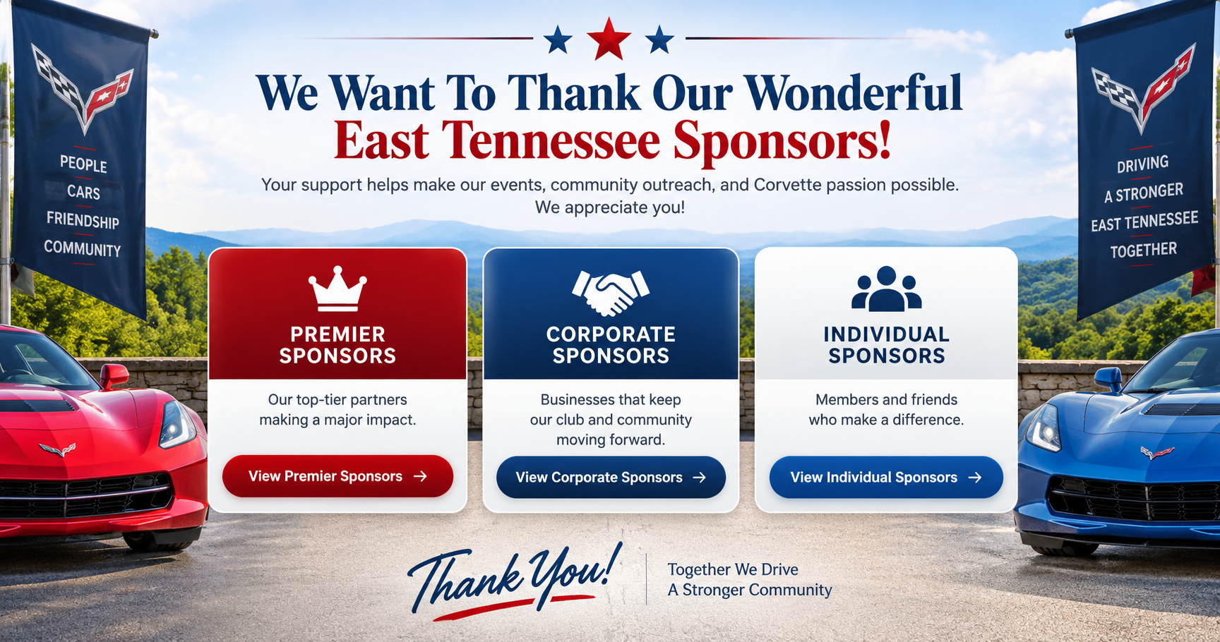 East Tennessee Corvette Club Sponsors
