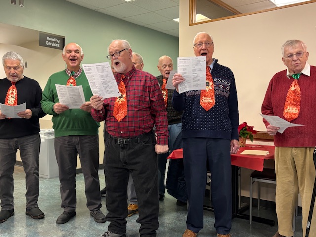 Choir Sings Carols at Corewell Health Beaumont Hospital in Grosse Pointe