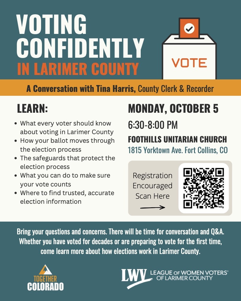 Voting Confidently flyer